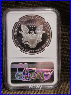 1999 P EAGLE S$1 NGC PF 70 ULTRA CAMEO Mercanti Signed Art Label FROSTY & NICE