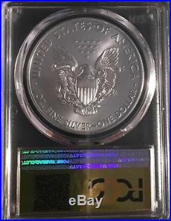 $1 2017(P) Silver Eagle PCGS MS70 Gold Foil 1 Of 109 On Sale Now