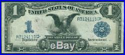 $1 Black Eagle Silver Certificate 1899 INVERTED BACK ERROR Fr. #228 XF & RARE