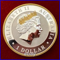 1 Troy OZ. 9999 Silver 2015 Australian Wedge-Tailed Eagle with 24K Gilding by SFS 1 Troy OZ. 9999 Silver 2015 Australian Wedge-Tailed Eagle with 24K Gilding by SFS