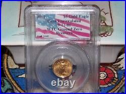 1 of 1440 SET 2001 American Gold & Silver Eagle PCGS WTC World Trade Center 911