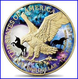 1 oz Silver American Eagle Type 2 Spirit Animal Series The Unicorn 1 oz Silver American Eagle Type 2 Spirit Animal Series The Unicorn