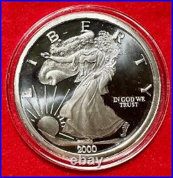 2000 American Silver Eagle 5 Toz..999 Silver