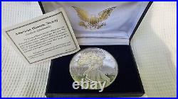 2000 American Silver Eagle Giant Silver Round 6 Toz..999 Silver Proof 2000 American Silver Eagle Giant Silver Round 6 Toz..999 Silver Proof