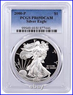 2000-P Proof American Silver Eagle PCGS PR69 DCAM