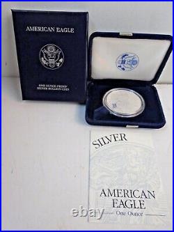 2001W American Eagle Proof Silver Dollar