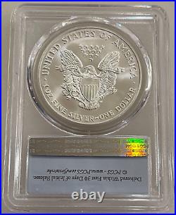 2001 $1 Silver Eagle PCGS MS70 First Strike Pop 2 only