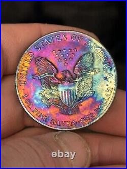 2001 Monster Toned 1 OZ American Silver Eagle