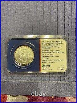 2002 American Silver Eagle, 1 oz, Littleton Coin Company BU Uncirculated