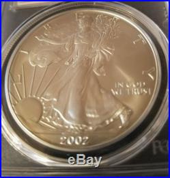 2002 American Silver Eagle MS70 Mercanti Signed Population only 36. Only $1999