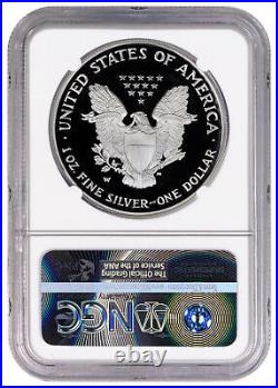 2002 W $1 Proof American Silver Eagle 1-oz NGC PF69 Ultra Cameo Brown Label