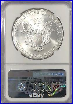 2003 Ngc Ms70 Silver American Eagle Mint State 1 Oz. 999 Fine Bullion
