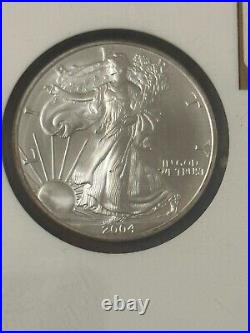 2004-2006 MS69 American Silver Eagles NGC Brown Label