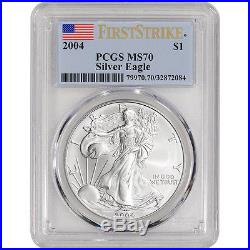 2004 American Silver Eagle PCGS MS70 First Strike