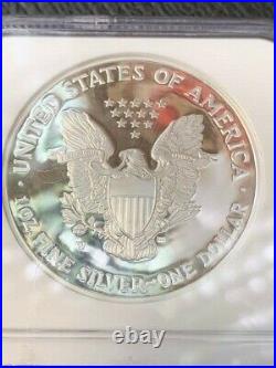 2004 Encapsulated American Eagle Liberty 1oz Fine Silver $1 One Dollar Coin NGC