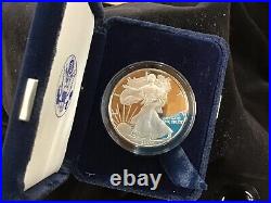 2004-W American Silver Eagle DCAM Proof with Display Case E0523