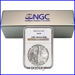 2006-2015 W Burnished Silver Eagle Set NGC MS69 (8 Coins)