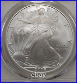 2006 20th ANNIVERSARY SILVER EAGLE 3-Coin set PCGS Reverse Proof 70/DCAM & SP70