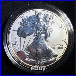 2006 American Eagle 20th Anniversary Silver 3 Coin Set with Box + COA