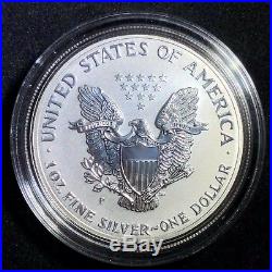 2006 American Eagle 20th Anniversary Silver 3 Coin Set with Box + COA