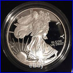 2006 American Silver Eagle 20th Anniversary 3-Coin Set, Semi-Key, Beautiful
