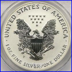 2006-P $1 American Silver Eagle PCGS Reverse Proof PR70 Eagle 20th Anniversary
