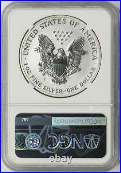 2006-P American Silver Eagle $1 NGC PF69 Reverse Proof 20th Anniversary
