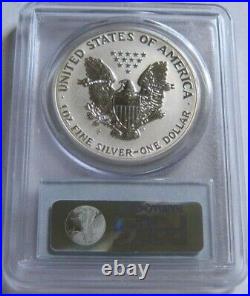 2006-P ERROR PCGS PR69 Reverse Proof AMERICAN SILVER EAGLE COIN Blue Label