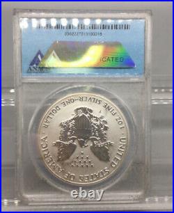 2006 Silver Eagle Set ANACS 20th Anniversary PR 70 3 Coins