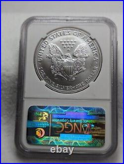 2006 W American Silver Eagle 20th Anniversary Silver Dollar NGC graded MS69