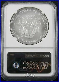 2006 W Burnished Silver Eagle 20th Anniversary Set Ngc Ms 70