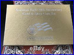 2006 W Gold and Silver Eagle 20th Anniversary Set NGC MS70