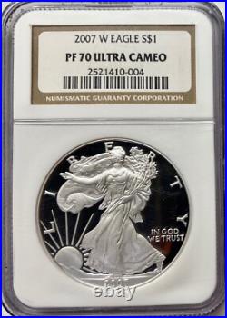 2007-W Silver Eagle NGC PF-70 UCAM
