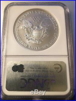 2008 W AMERICAN SILVER EAGLE NGC MS70 REVERSE of 2007