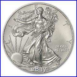 2008-W Burnished Silver American Eagle (Rev'07, withBox & COA) SKU #36650