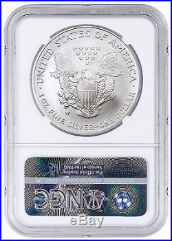 2008-W (Reverse of 07) 1 Oz Burnished American Silver Eagle NGC MS69 SKU17899