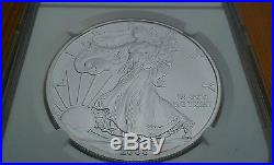 2008-W Reverse of 2007 Silver American Eagle $1 NGC MS70