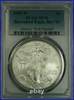 2008-W Reverse of 2007 Silver Eagle PCGS MS70
