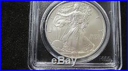 2008-W Silver Eagle First Strike Reverse Of 07 2007 PCGS MS70
