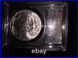 2010 USD $1 SILVER AMERICAN EAGLE PCGS MS70 FIRST STRIKE 1 TROY OZ Lot of 6