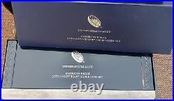 2011 American Silver Eagle 5 Coin 25th Anniversary Set With Box