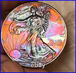 2011 Monster Toned 1 OZ American Silver Eagle