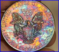 2011 Monster Toned 1 OZ American Silver Eagle