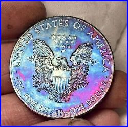 2011 Monster Toned 1 OZ American Silver Eagle