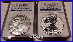 2011 Silver Eagle 25th Anniversary 5 Coin Set Early Release NGC MS70 PF70