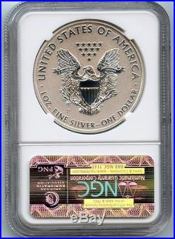 2011 USA $1 Silver Eagle 25th Anniversary Reverse Proof PF70 ER NGC Coin
