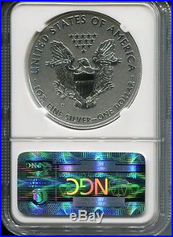 2011 US MINT SILVER EAGLE 5-COIN 25th ANNIVERSARY SET NGC PF/ MS ALL 70'S