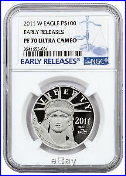 2011-W $100 1 oz. Proof American Platinum Eagle NGC PF70 UC ER SKU23337