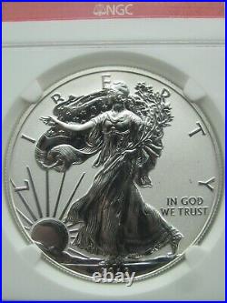 2012 S Reverse Proof Silver Eagle from San Francisco Eagle Set NGC PF 69