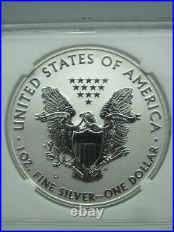 2012 S Reverse Proof Silver Eagle from San Francisco Eagle Set NGC PF 69